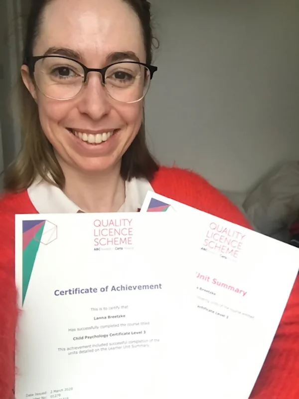 Picture of a recent Distance Learning Centre Graduate